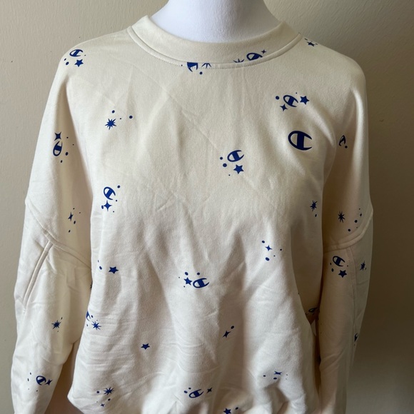 CHAMPION Athleticwear Adjustable Drawstring Hem Crewneck Pullover Sweatshirt NWT - Picture 2 of 11